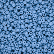 Rocalla cristal 8/0 (3mm) Azul claro