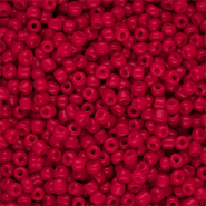 Rocalla cristal 8/0 (3mm) Rojo