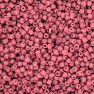 Rocalla cristal 12/0 (2mm) Rosa salm&oacute;n