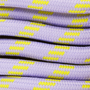Paracord trendy 8mm Púrpura lavanda-amarillo