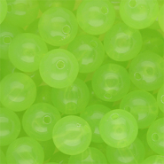 DQ&reg; Abalorios acr&iacute;licos 12 mm brillante Verde claro