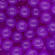 DQ&reg; Abalorios acr&iacute;licos 12 mm brillante P&uacute;rpura