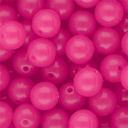 DQ&reg; Abalorios acr&iacute;licos 12 mm brillante Rosa magenta