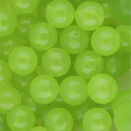 DQ&reg; Abalorios acr&iacute;licos 14 mm brillante Verde claro