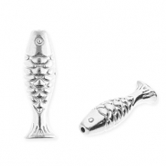 Abalorios acero inox pez Plateado