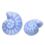 Abalorios de cerámica concha Azul