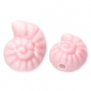 Abalorios de cerámica concha Rosa claro