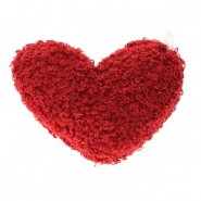 Colgantes llamativos coraz&oacute;n Burdeos