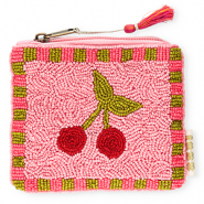 BY31® Neceser cerezas Rosa-rojo-verde
