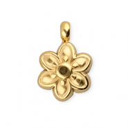 BY31® Colgantes Acero Inox flor Dorado