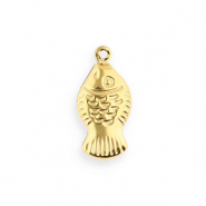 Colgantes Acero Inox pez Dorado
