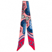 Bandana Pa&ntilde;uelo con patr&oacute;n Rojo-rosa-azul