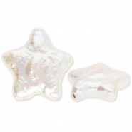 TQ Perlas de agua dulce estrella Blanco natural
