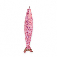 Colgantes de cerámica griega DQ® sardina Rosa orquídea-baya vintage