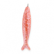Colgantes de cerámica griega DQ® sardina Rosa coral