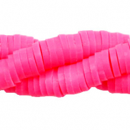 Abalorios Katsuki 6mm Rosa ne&oacute;n