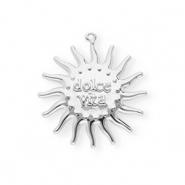 BY31&reg; Colgantes de lat&oacute;n Eco-brass sol Dolce vita"" Plateado
