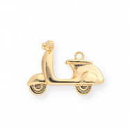 BY31&reg; Colgantes de lat&oacute;n Eco-brass scooter Dorado