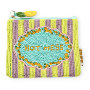 BY31® Neceser "HOT MESS" Azul turquesa-amarillo limón-lila-naranja