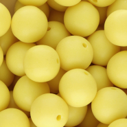 DQ Abalorios acrílicos 18 mm Amarillo sol