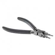 Beadsmith alicates de alambre para formar bucles Gris-plateado
