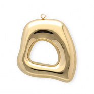 Colgantes Acero Inox org&aacute;nico Dorado