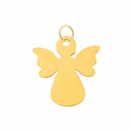 Colgantes Acero Inox &aacute;ngel Dorado