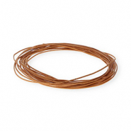 Cord&oacute;n cuero DQ redondo 1mm Marr&oacute;n claro