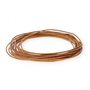 Cord&oacute;n cuero DQ redondo 1,5mm Marr&oacute;n claro