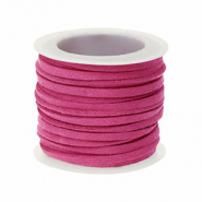 Ante sint&eacute;tico plano de 3mm Rosa oscuro