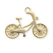 Colgantes Acero Inox bicicleta Dorado