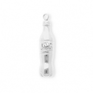 Colgantes Acero Inox botella de cola Plateado