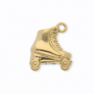 Colgantes Acero Inox patines Dorado