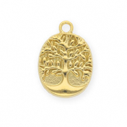 Colgantes Acero Inox &aacute;rbol de la vida Dorado