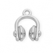 Colgantes Acero Inox auriculares Plateado