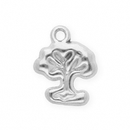 Colgantes Acero Inox &aacute;rbol Plateado