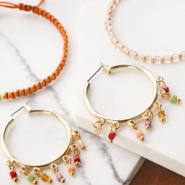 Set de inspiraciones Ideas creativas para hacer joyería con abalorios faceteados cubo