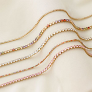 Set de inspiraciones Presentan así las pulseras y los collares de acero inoxidable con zirconia ya hechos