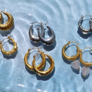 Set de inspiraciones Trucos para llevar pendientes de acero inoxidable