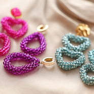 Set de inspiraciones Ideas para pendientes con colgantes faceteados