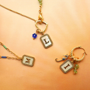 Set de inspiraciones Cree preciosas joyas con colgantes de concha en acero inoxidable 