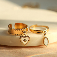 Nuevo  Nuevos colgantes de concha en acero inoxidable 