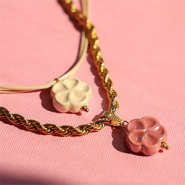 Set de inspiraciones Trucos para crear joyas con abalorios de cerámica griega DQ flor