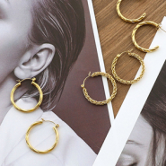 Nuevo  ¡Sí! Hermosos pendientes de acero inoxidable