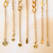 Set de inspiraciones Crea pulseras con estilo con cadenas de extensión de acero inox