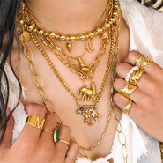 Set de inspiraciones Crea joyas statement con colgantes de acero inoxidable