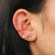 Nuevo  Pendientes en metal TQ de latón listos para usar