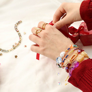 Nuevo Nueva serie de abalorios facetados