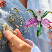 Nuevo Nueva colección de broches con strass