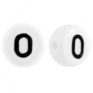 Abalorios acrílico número 0 blanco